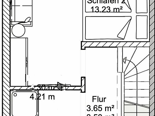 Grundriss Obergeschoss