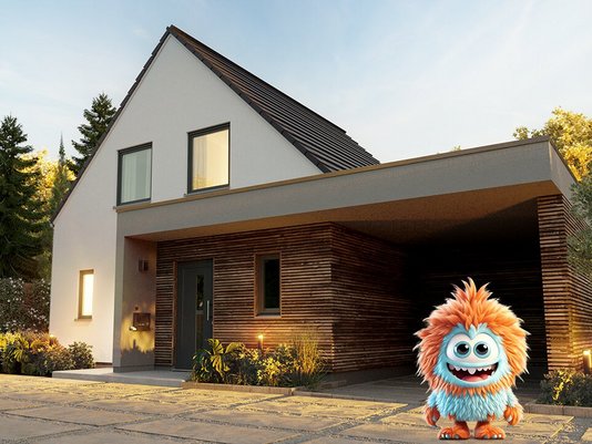 Häuser mit Ratenfressern