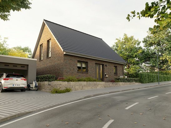 Klinkerhaus Vorderansicht